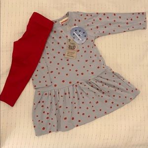 NWT! Girls tunic and leggings. 2T